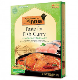 Kitchens Of India Paste For Fish Curry Concentrate For Sauce  Box  100 grams